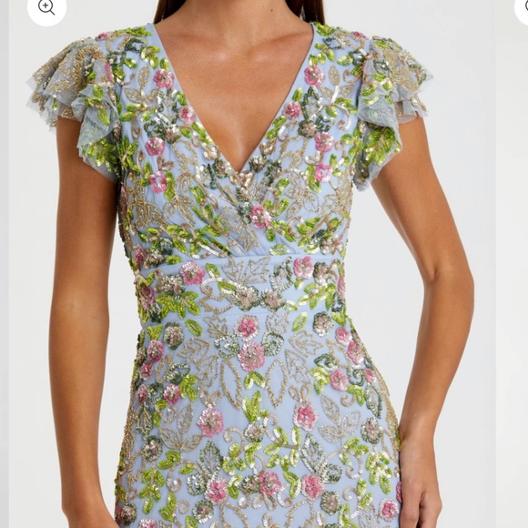 Mac Duggal sequence dress - Picture 3 of 5